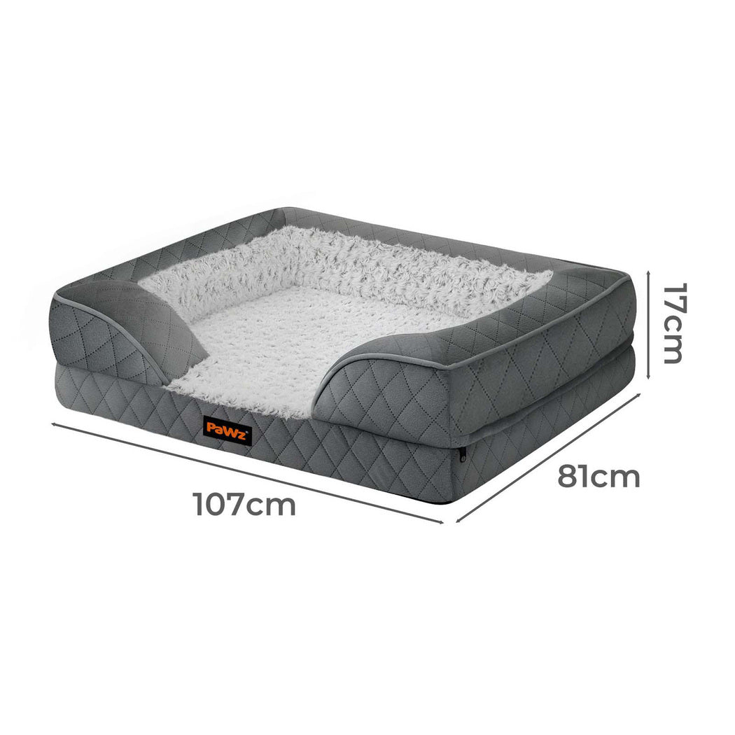 Pawz Orthopedic Memory Foam Pet Bed Dog Washable Mat