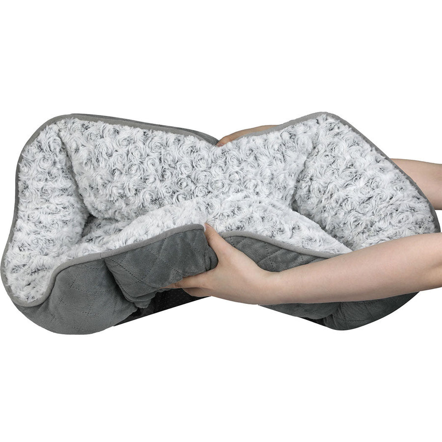 Pawz Pet Dog Calming Bed Fluffy Washable Cushion L